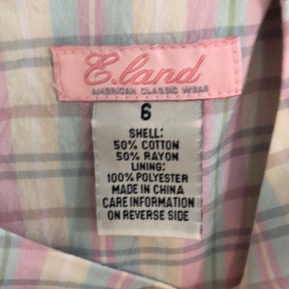 E. Land Girls Dress sz 6 - Picture 5 of 6